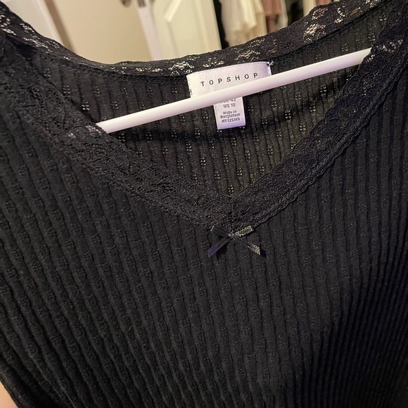 Topshop Lacey Baby Tee - Picture 4 of 5